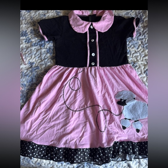 Other - Pink and Black Poodle Skirt Costume